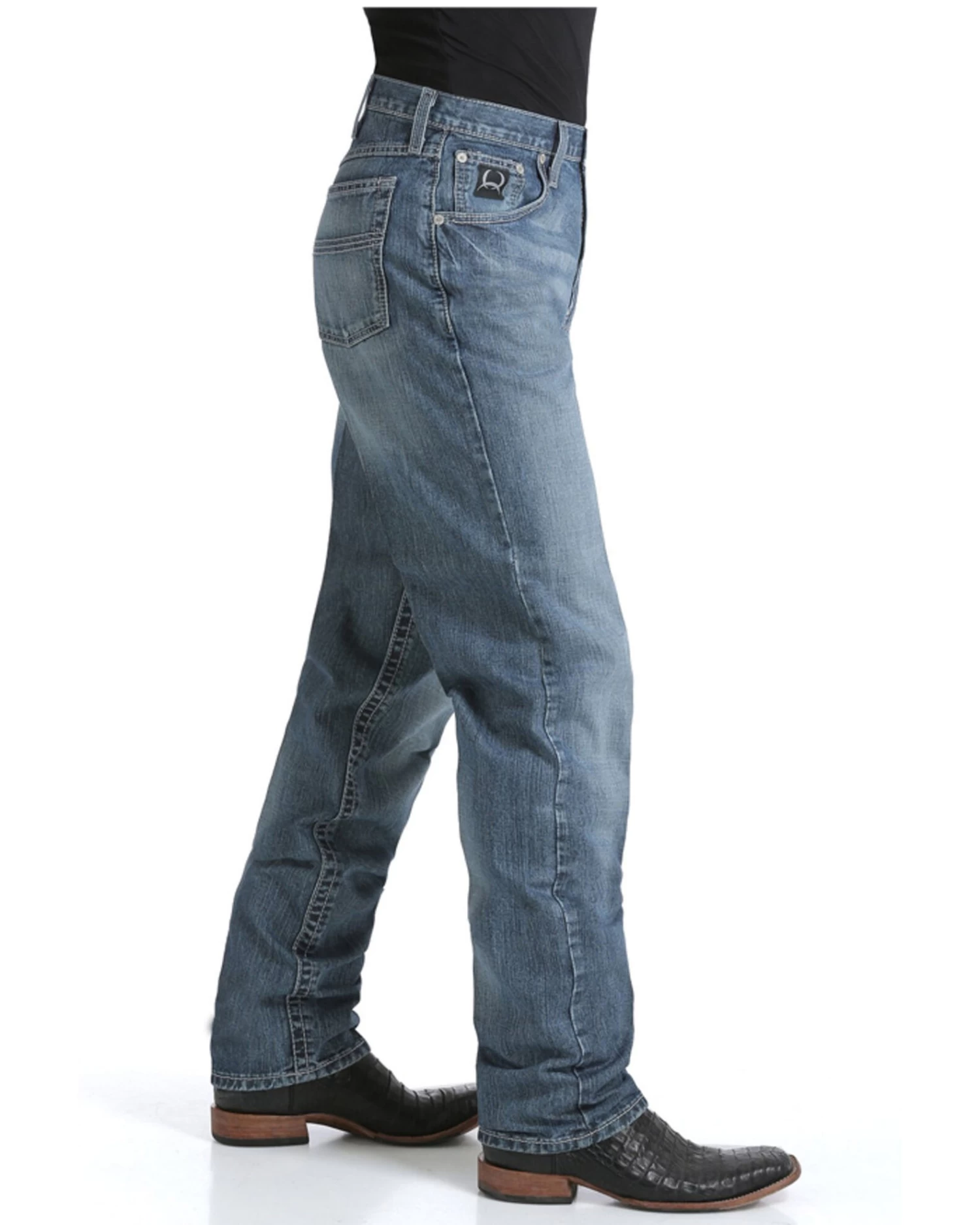 Cinch Men's Black Label 2.0 Stonewash Jeans - Image 4