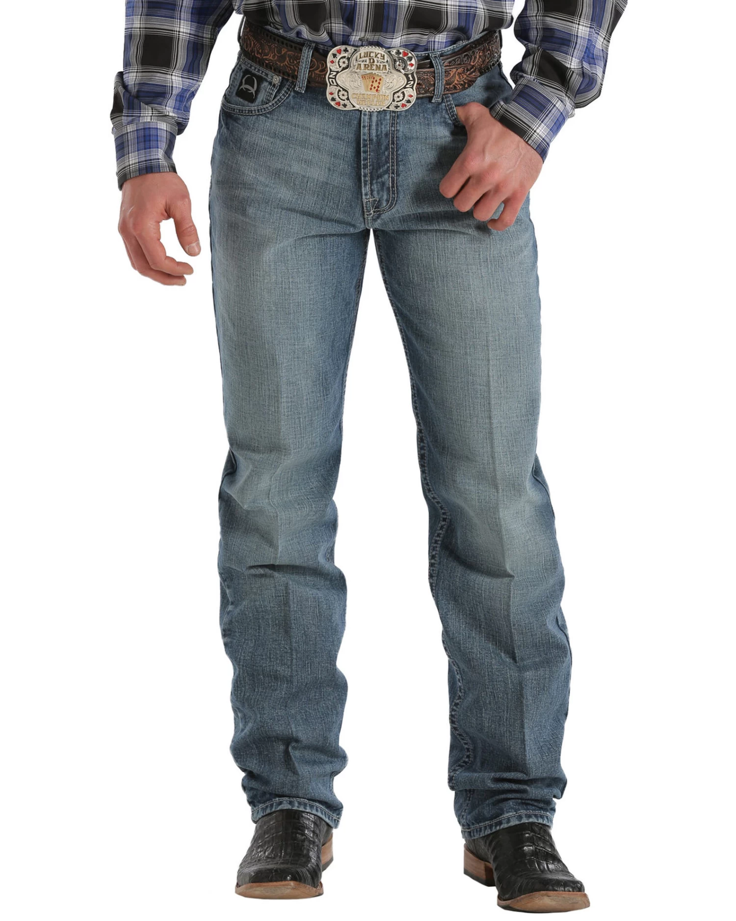 Cinch Men's Black Label 2.0 Stonewash Jeans - Image 3