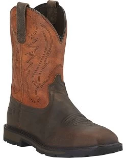 Ariat Men's Groundbreaker Steel Toe Western Work Boots