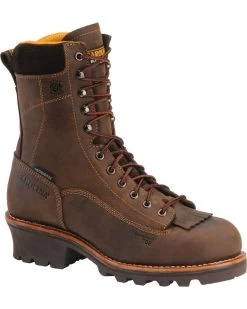 Carolina Men's Waterproof Lace-to-Toe Logger Boots - Composite Toe