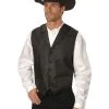 Rangewear By Scully Black Paisley Button Vest