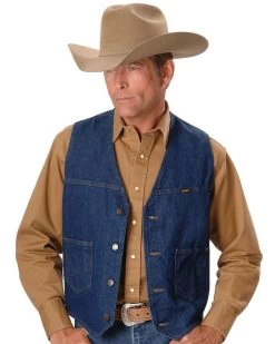 Wrangler Unlined Denim Vest