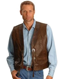 Kobler Tooled Leather Vest