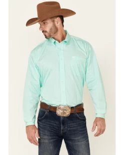 Cinch Cinch Men's Solid Long Sleeve Button-Down Western Shirt