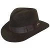 Indiana Jones Men's Brown Wool Felt Fedora Hat