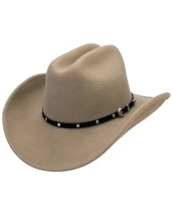 Silverado Men's Crushable Wool Cattleman Crown Hat