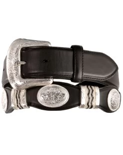 Tony Lama Scalloped Leather Belt