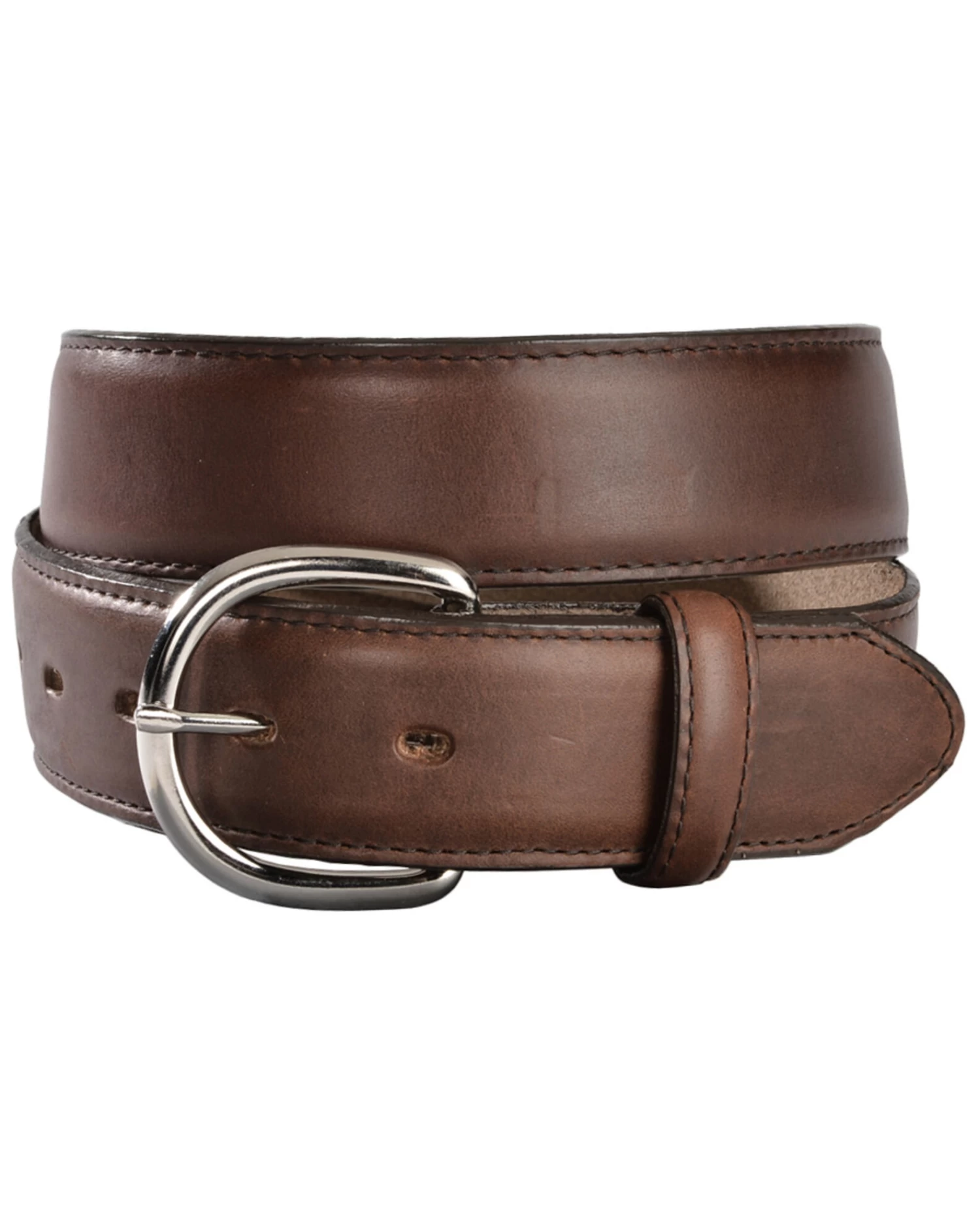 Justin Men's Classics Oiled Brown Western Belt