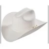 Larry Mahan Men's White 6X Western Wool Felt Hat 