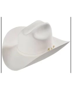 Larry Mahan Men's White 6X Western Wool Felt Hat 