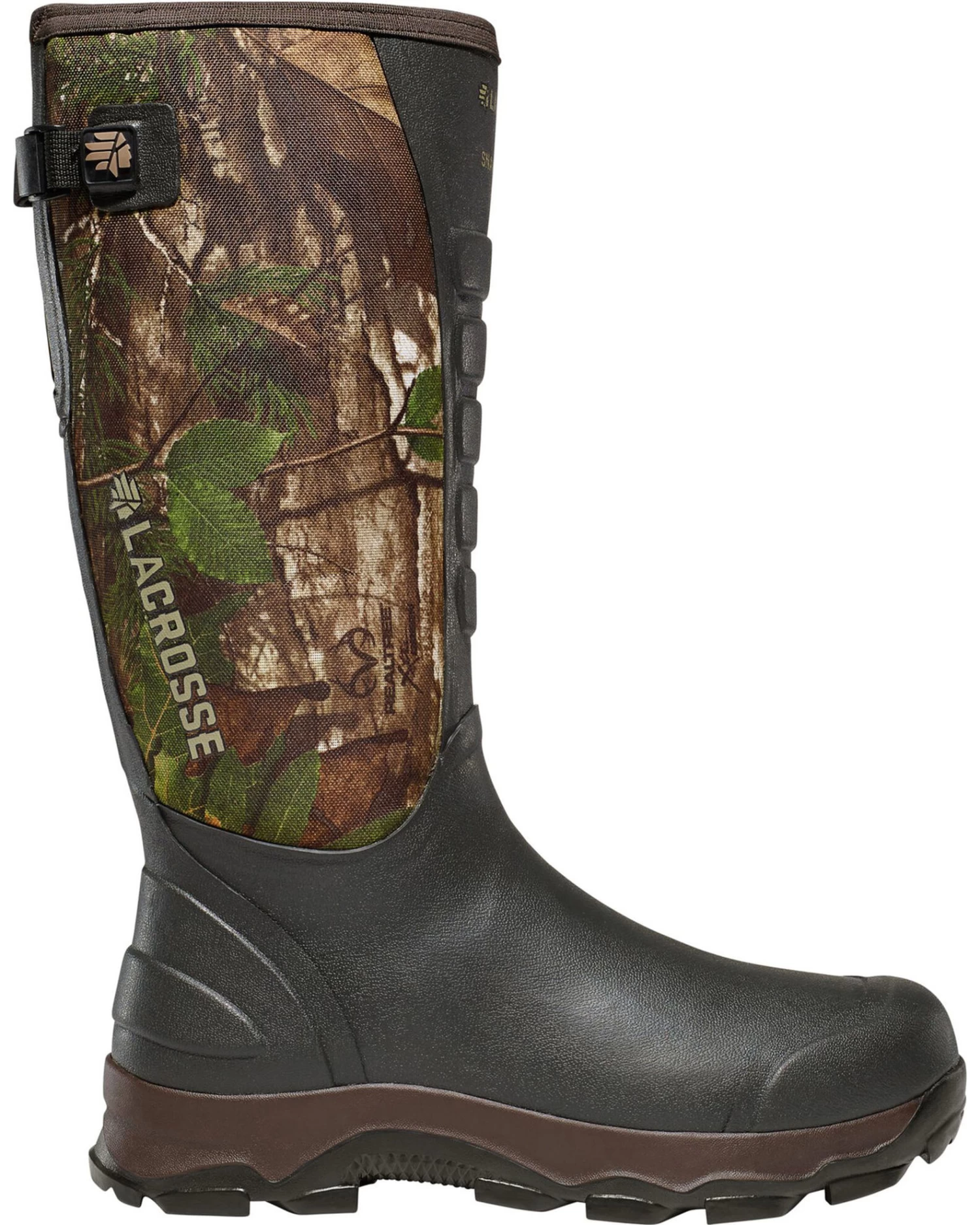 LaCrosse Men's 4X Alpha Realtree Xtra Green Snake Boots - Round Toe