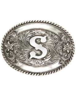 Cody James Men's Initial S Belt Buckle