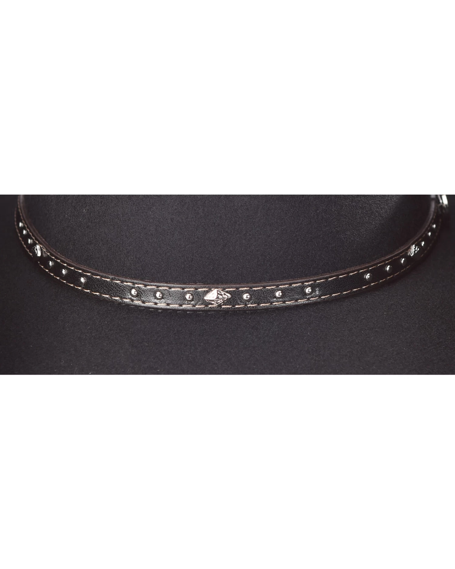 Cody James Men's Black Felt Pinch Front Western Hat - Image 2