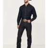 Kimes Ranch Men's Raw James Low Straight Bootcut Jeans 