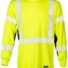 Kishigo Men's FR Hi-Vis Long Sleeve Work Pocket Shirt - Big 
