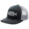 Oil Field Hats Men's Black Tribal Bass Mesh Cap 