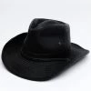 Hawx Men's Black Outback Weathered Cotton Sun Work Hat 
