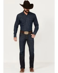 Cody James Men's Night Hawk Basic Medium Wash Stretch Slim Straight Jeans 