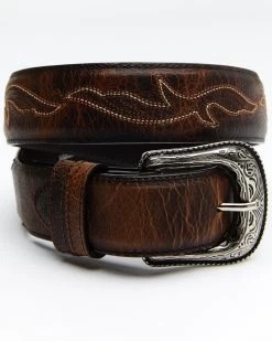 Cody James Men's Orange Stitched Belt