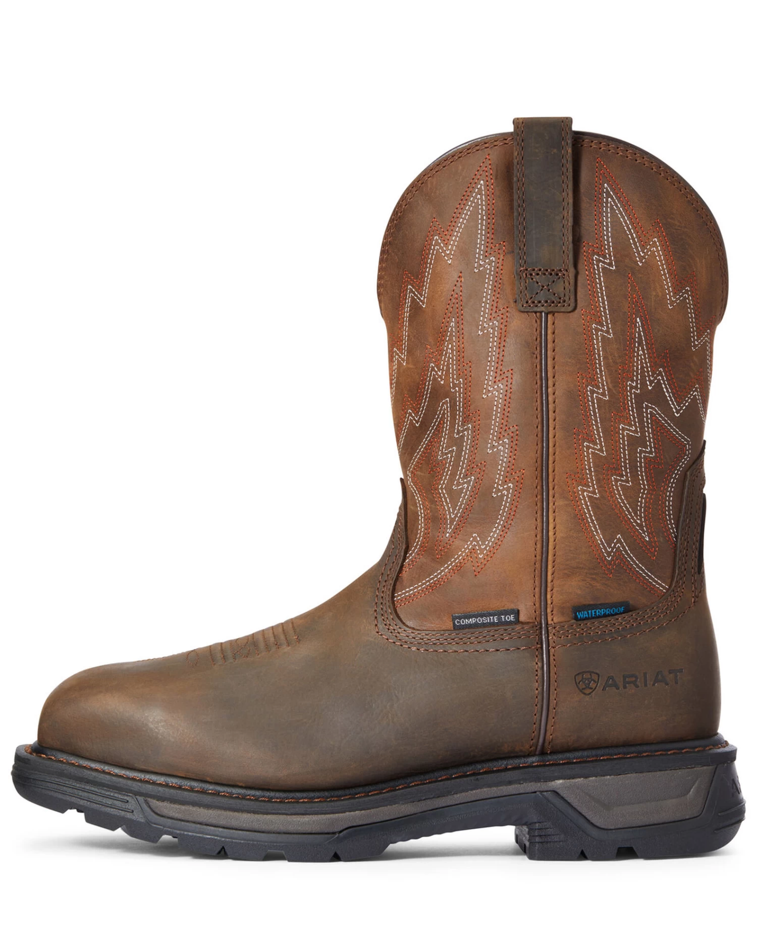 Ariat Men's Waterproof Big Rig Western Work Boots - Composite Toe - Image 2