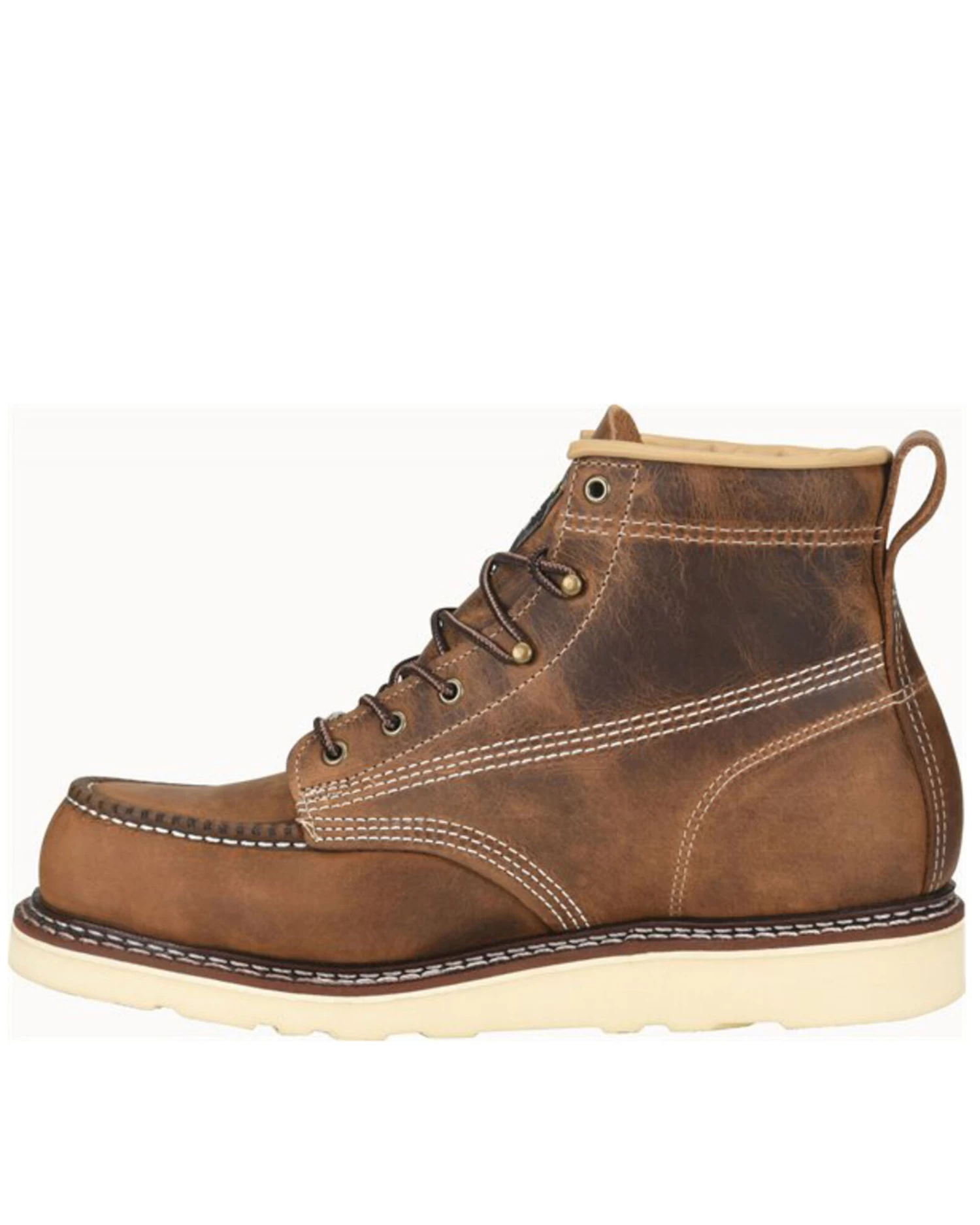 Carolina Men's AMP USA Lace-Up Work Boots - Soft Toe - Image 2