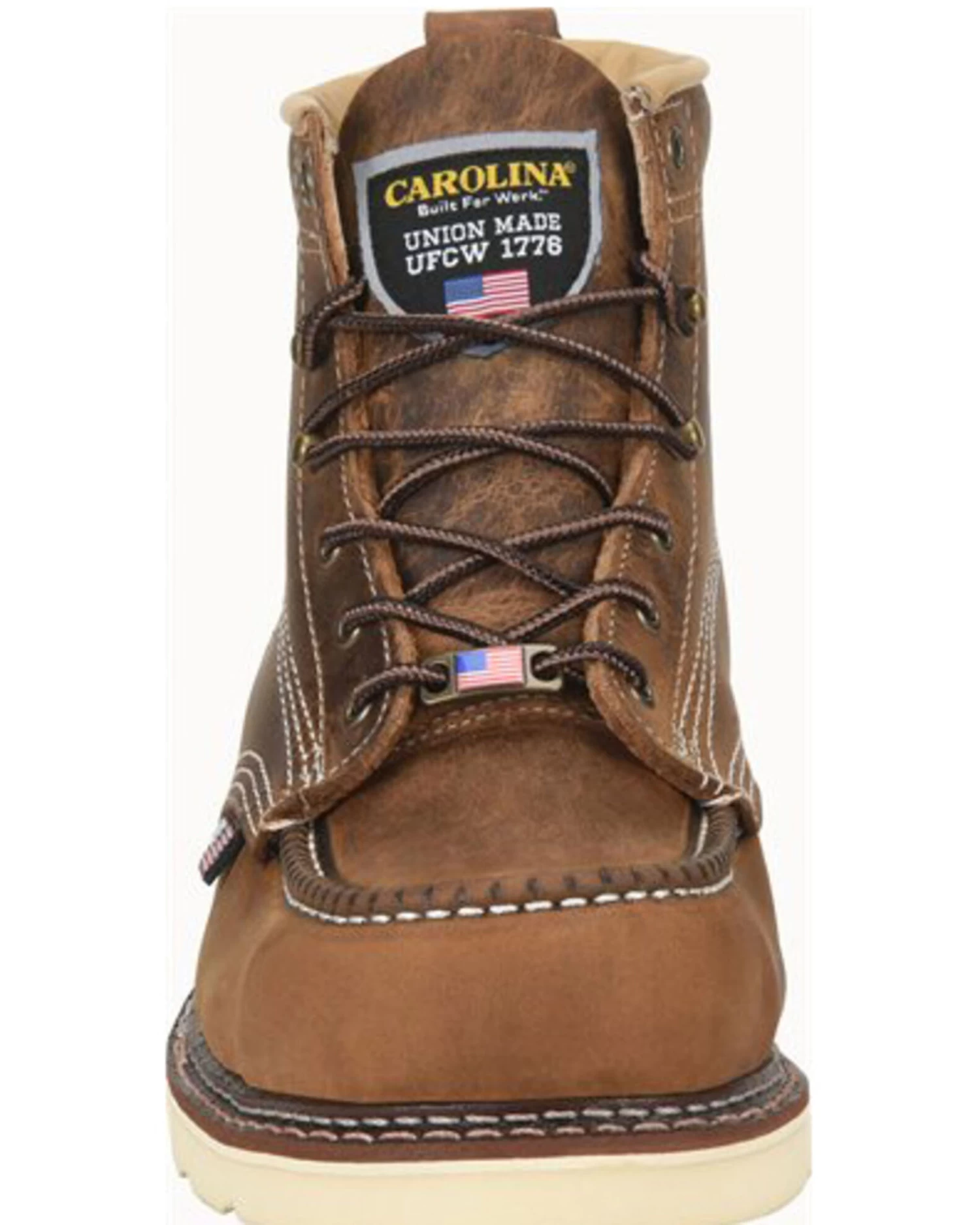 Carolina Men's AMP USA Lace-Up Work Boots - Soft Toe - Image 4