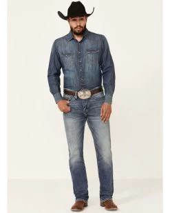 Cody James Core Men's Buster Stretch Medium Wash Slim Straight JeansÂ