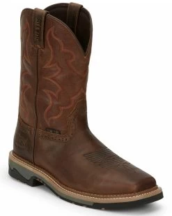 Justin Men's Carbide Western Work Boots - Composite Toe