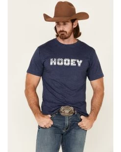 HOOey Men's Navy Patriot Logo Short Sleeve T-ShirtĀ