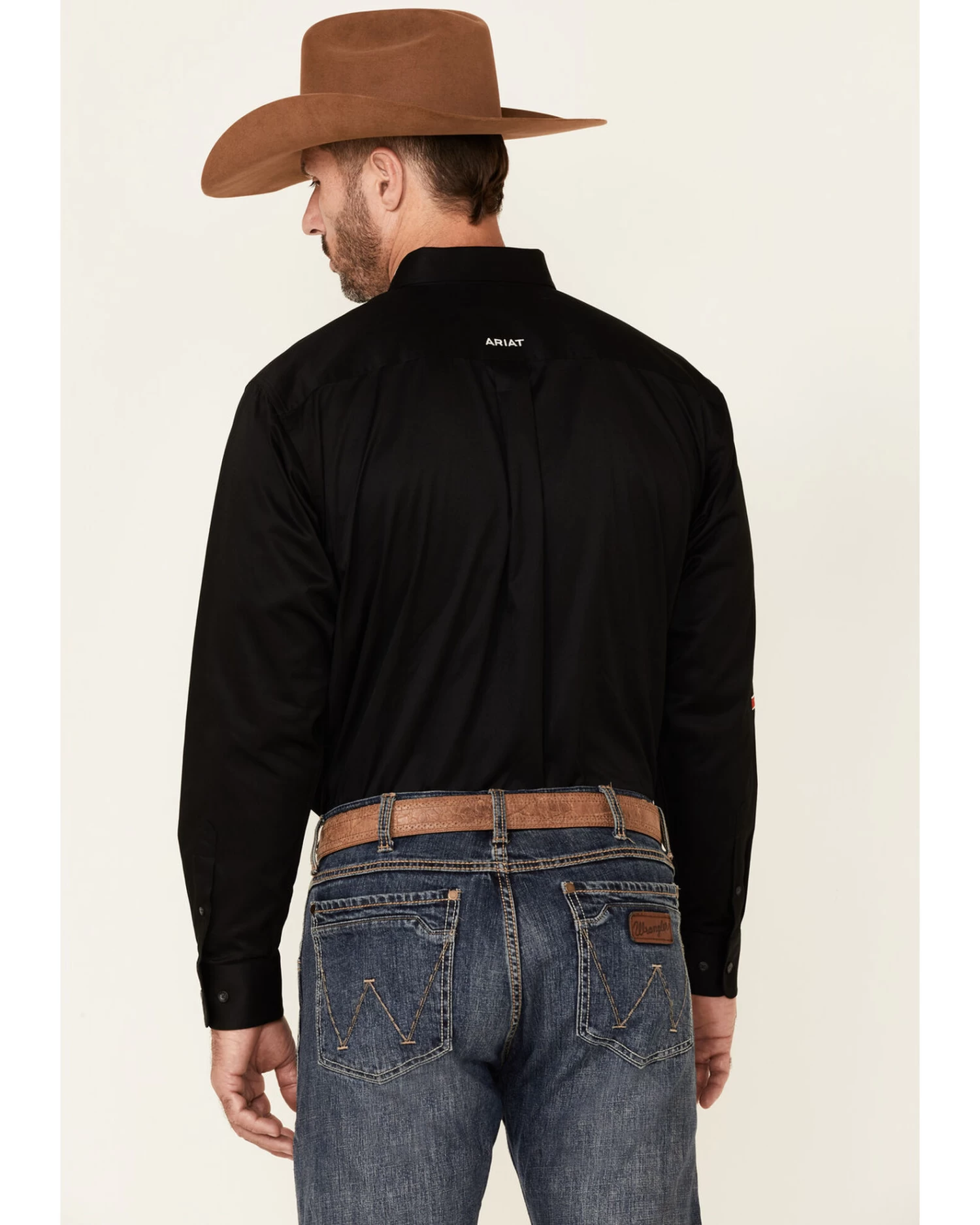 Ariat Men's Solid Team Mexico Logo Long Sleeve Button-Down Western Shirt - Image 4