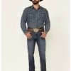 Cody James Men's Dark Wash Courtright Stretch Slim Straight Jeans 