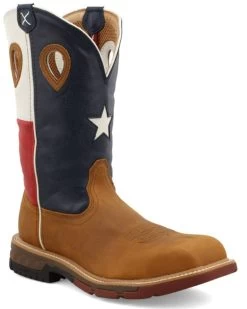 Twisted X Men's American Flag Western Work Boots - Nano Composite Toe
