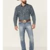 Cody James Men's Buckskin Light Wash Stretch Slim Straight Jeans 