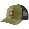Carhartt Men's Logo Patch Mesh Back Trucker Cap