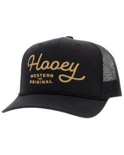 Hooey Men's Embroidered Logo Script Mesh Back Ball Cap