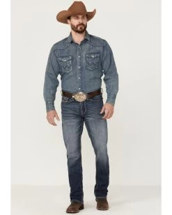 Cody James Men's Moonlight Medium Wash Stretch Slim Straight Jeans 