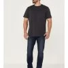 Brothers & Sons Men's Diamond Back Dark Wash Stretch Slim Straight Jeans 