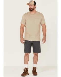 Brothers & Sons Men's Weathered Ripstop Stretch Slim Shorts