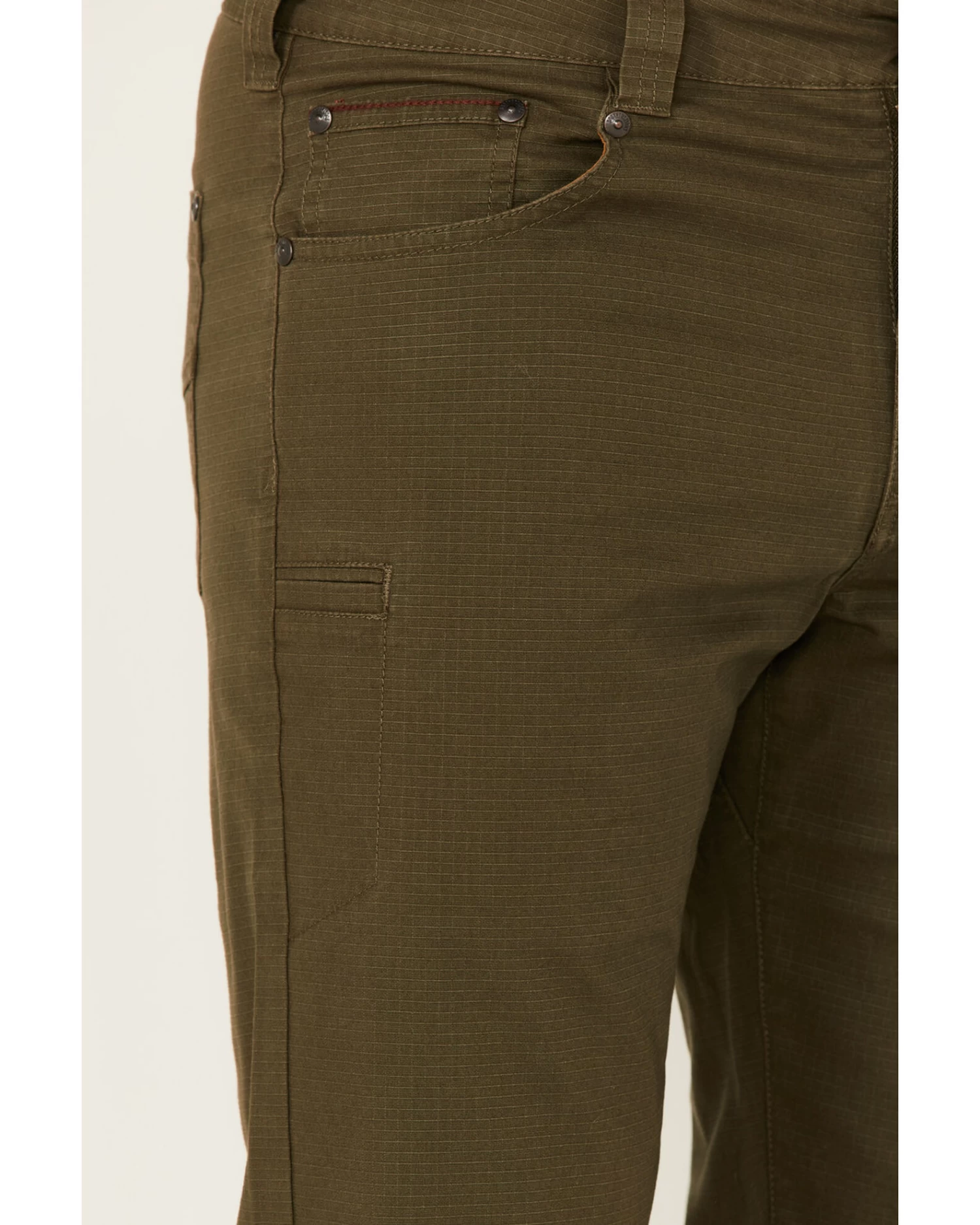 Brothers & Sons Men's Weathered Ripstop Stretch Slim Straight Pants - Image 2