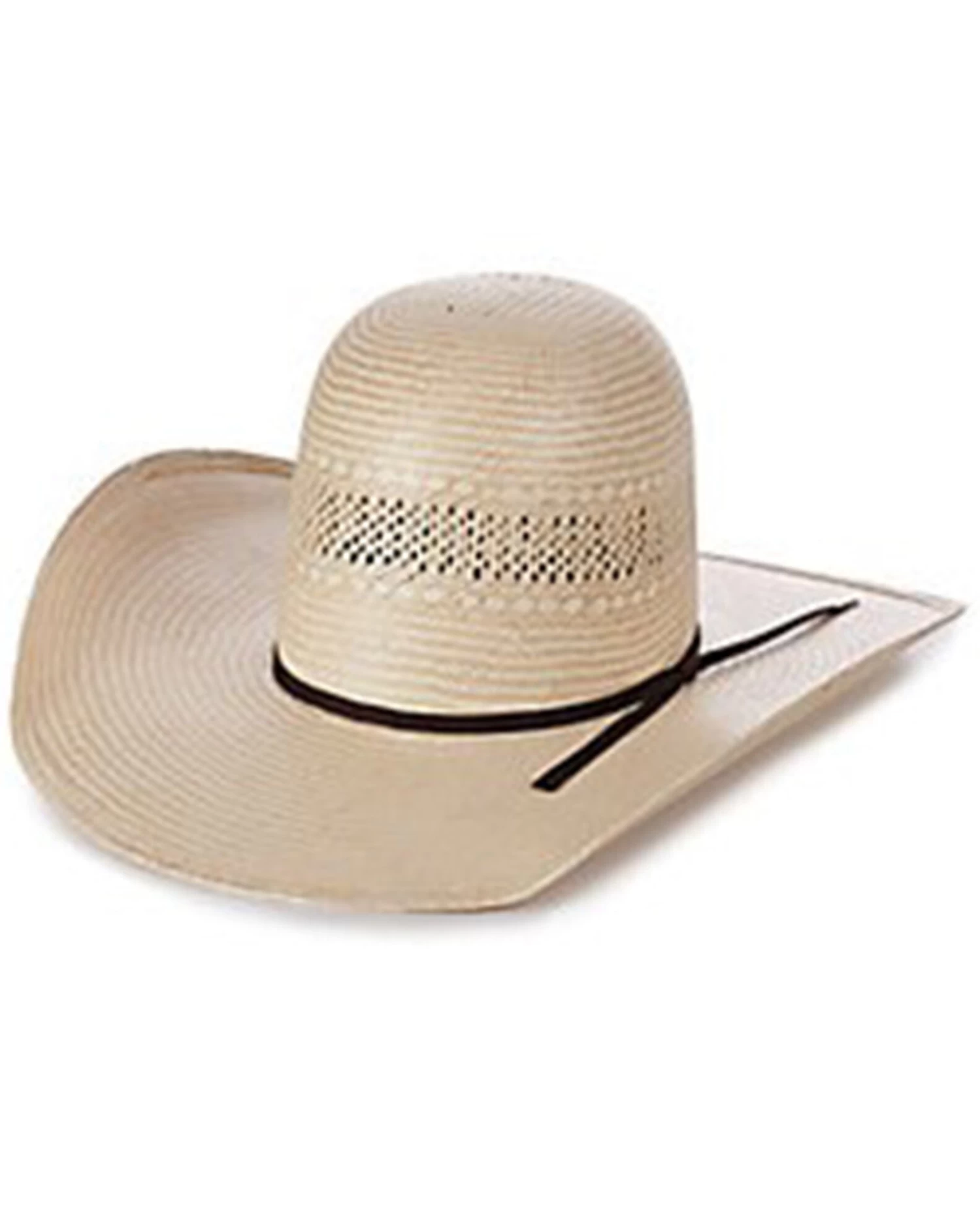 Rodeo King Tan & Ivory 25X Fort Worth Shantung Straw Western HatÂ