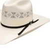 Resistol Men's 20X Natural Wright Cody Cord Band Western Straw Hat 