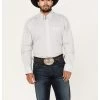 George Strait By Wrangler Men's Medallion Geo Print Button Down Western Shirt 