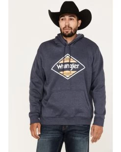 Wrangler Men's Southwestern Logo Graphic Hooded Sweatshirt 
