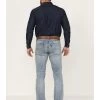 Rock & Roll Denim Men's Hooey Light Vintage Wash Revolver Stretch Slim Straight Jeans