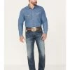 Cinch Men's White Label Dark Wash Relaxed Straight Performance Jeans