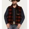 Pendleton Men's Ridgeline Buffalo Checker Fleece Vest