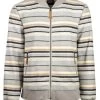 Hooey Men's Striped Full-Zip Bomber Jacket