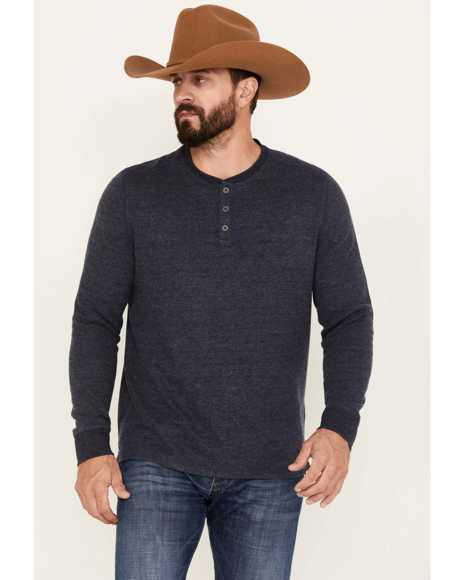 Flag & Anthem Men's Elko Brushed Thermal Henley Long Sleeve Shirt