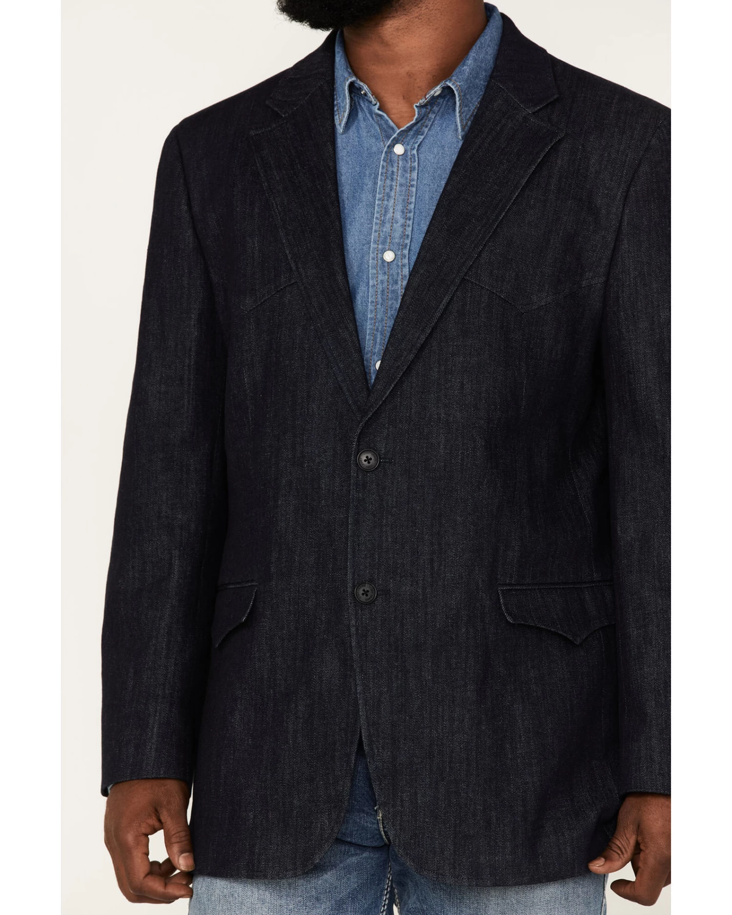 Cody James Men's Kentucky Denim Blazer - Image 3