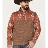 Hooey Men's Stevie Southwestern Print Pullover